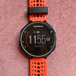 Garmin Forerunner 235 with charger
